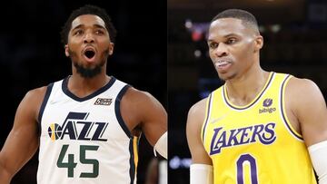 Donovan Mitchell y Russell Westbrook