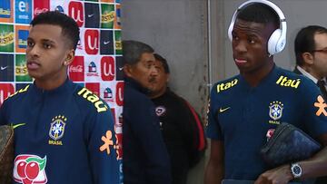 Vinicius y Rodrygo juntos: así fue su llegada con la Selección