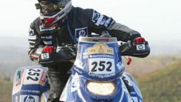 <strong>ACCIDENTE.</strong> Pedregá abandona tras sufrir un accidente con su ''quad'', pero está consciente y fuera de peligro.