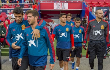 Álvaro Morata and Sergi Roberto.