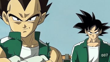 dragon ball juego del calamar