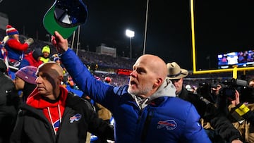The Bills are on the lookout for a new head coach, choosing to fire McDermott after the Divisional Round loss to the Denver Broncos.