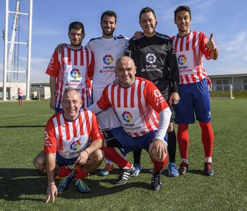 "Picu" Díaz, Segio Picos, Mario Cortegana, Tomás Roncero, Darío Montero y Matallanas