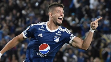 Matías de lo Santos regresaría a Millonarios si Vélez no hace uso de la opción de compra.