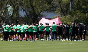 Nacional practicó este jueves con miras en su próximo partido de la Liga BetPlay 2023-I.