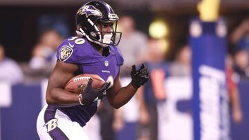Kenneth Dixon se rompe y los Ravens buscan recambio