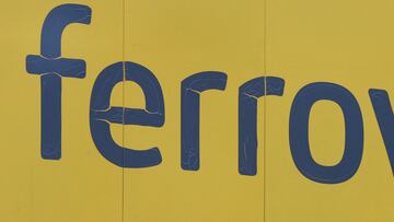 FILE PHOTO: The logo of Spanish infrastructure firm Ferrovial is seen in Madrid, Spain, March 9, 2016. REUTERS/Sergio Perez/File Photo