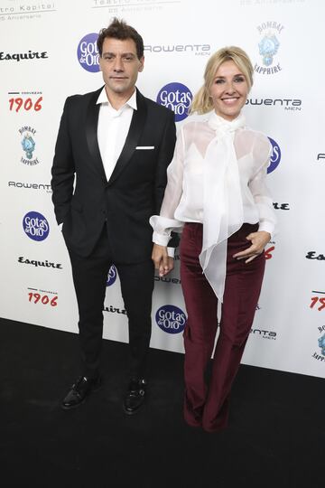 La actriz y presentadora de televisión Cayetana Guillén Cuervo con su marido, el fotógrafo Omar Ayyashi.
