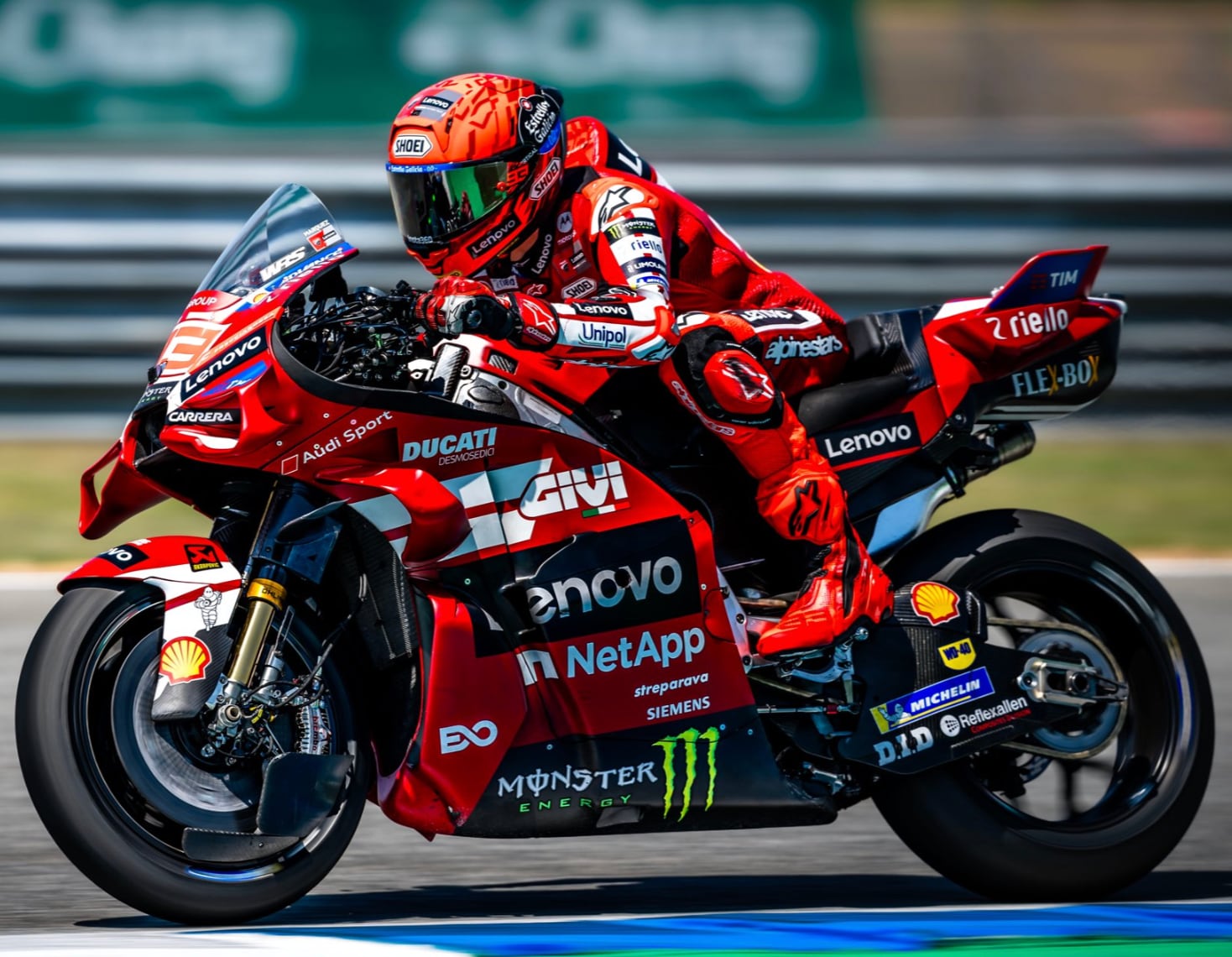Marc Márquez en los test de pretemporada de MotoGP 2026 en Tailandia.