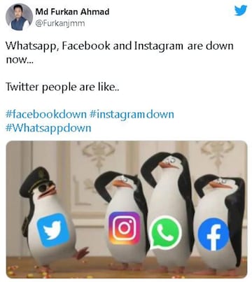 Los memes más divertidos de la caída de WhatsApp, Facebook e Instagram