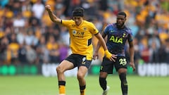 Raúl Jiménez makes his second start in the Premier League