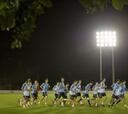 Primer entrenamiento de la Selección española en Brasil