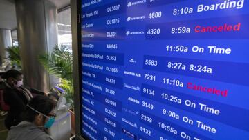 Aerolíneas han cancelado más de 2,000 vuelos en Nochebuena, incluidos cientos en USA. Aquí te explicamos las razones y qué hacer si tu vuelo fue cancelado.