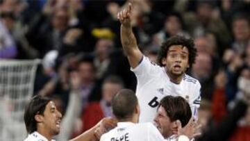 <b>EL MEJOR.</b> Marcelo fue el jugador más brillante del partido.