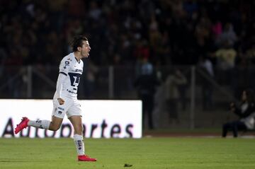 El canterano auriazul se ha ganado el aplauso de la adición felina debido a su entrega dentro del terreno de juego. Es titular indiscutible en Pumas y ya ha tenido experiencia en Selección Mexicana sub 23.