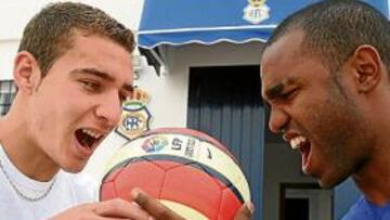 <b>MÁS GOLES. </b>Marco Ruben y Sinama han mejorado sus registros goleadores desde que Manolo Zambrano se hiciera cargo del primer equipo albiazul.