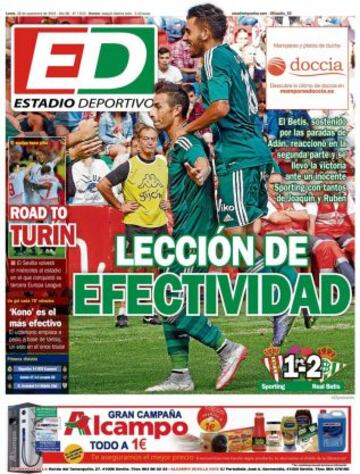 Portadas de la prensa deportiva