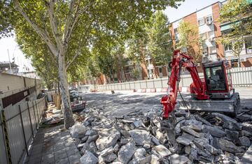 Las obras del Estadio de Vallecas en imágenes