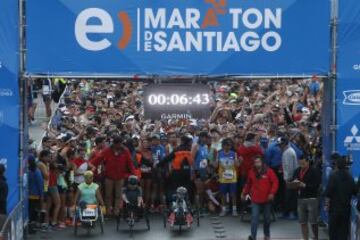 La colorida jornada del Maratón de Santiago, en imágenes