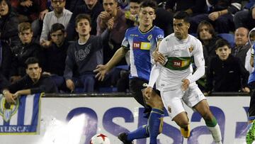 Pepelu disputó los 90 minutos en el derbi ante el Elche que terminó en tablas (0-0).