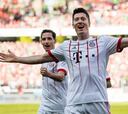 Lewandowski y Müller afinan su puntería antes del Madrid