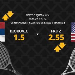 Novak Djokovic vs. Taylor Fritz: horario, dónde ver, estadísticas y pronósticos