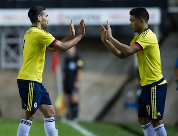 El delantero es el único jugador que juega en el Torneo BetPlay. En Selección, Teo y Falcao jugaron 26 compromisos brillando en el frente de ataque de las Eliminatorias a Brasil 2014. 