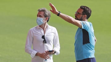 Miguel Ángel Corona y José Bordalás.