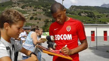 Mbappé, jugador del Mónaco