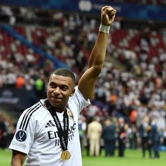 Kylian Mbappé, segundo jugador del Real Madrid en debutar con gol y título tras Marco Asensio