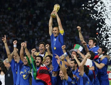 Italia, campeona del Mundial 2006 ante Francia.