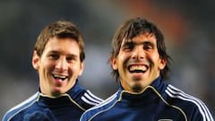 Lionel Messi y Carlos Tevez tambi&eacute;n estuvieron en la Copa Am&eacute;rica de Argentina 2011.