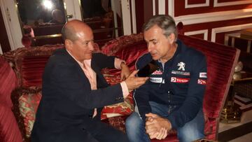 Carlos Sainz y Pipo L&oacute;pez.