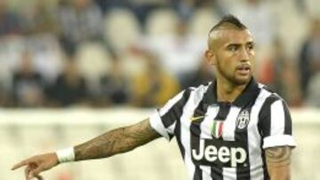 Arturo Vidal ingresó a los 79', justo antes del 3-2 de Juventus.