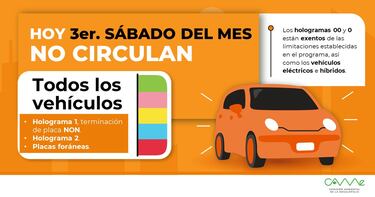 Hoy No Circula, 19 de noviembre: vehículos y placas en CDMX, EDOMEX, Hidalgo y Puebla