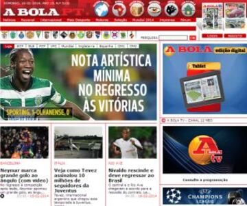 Portadas de la prensa extranjera