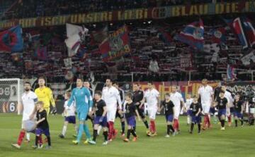 Basilea-Sevilla en imágenes