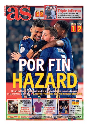 Las portadas de AS de enero