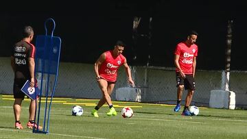 Fugaz recuperación de Alexis: así se prepara para Argentina