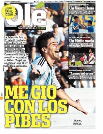 Portadas de la prensa deportiva