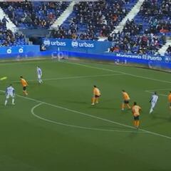 Para esto pagó el Leganés 5M€ al Barça: se inventa un golazo con golpeo de élite desde 20 metros