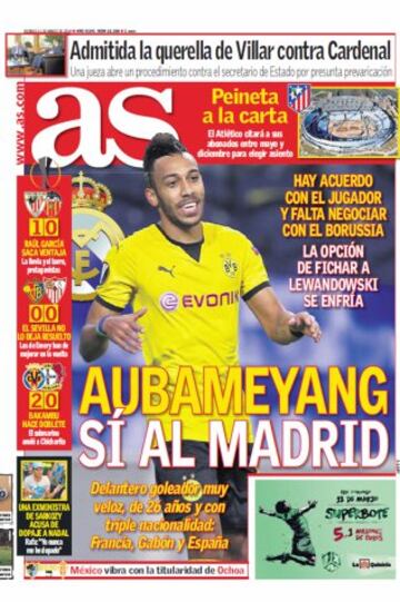 Las portadas de AS de marzo