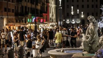 La plaza Navona, en Roma, el pasado 1 de agosto.