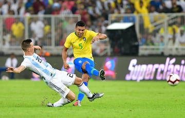 Casemiro y Giovani Lo Celso