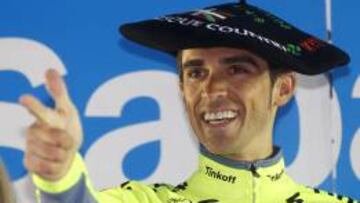 Contador, con la txapela