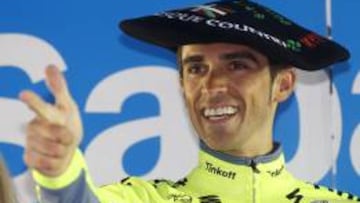 Contador, con la txapela