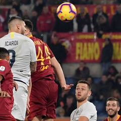 Inter y Roma empatan en el Olímpico con un partidazo