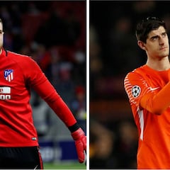Oblak y Courtois esperan una llamada del Real Madrid
