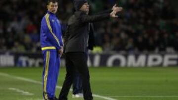 Paco, durante el Betis-Rayo.