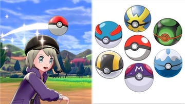 Todas las Poké Balls y donde conseguirlas en Pokémon Espada y Escudo